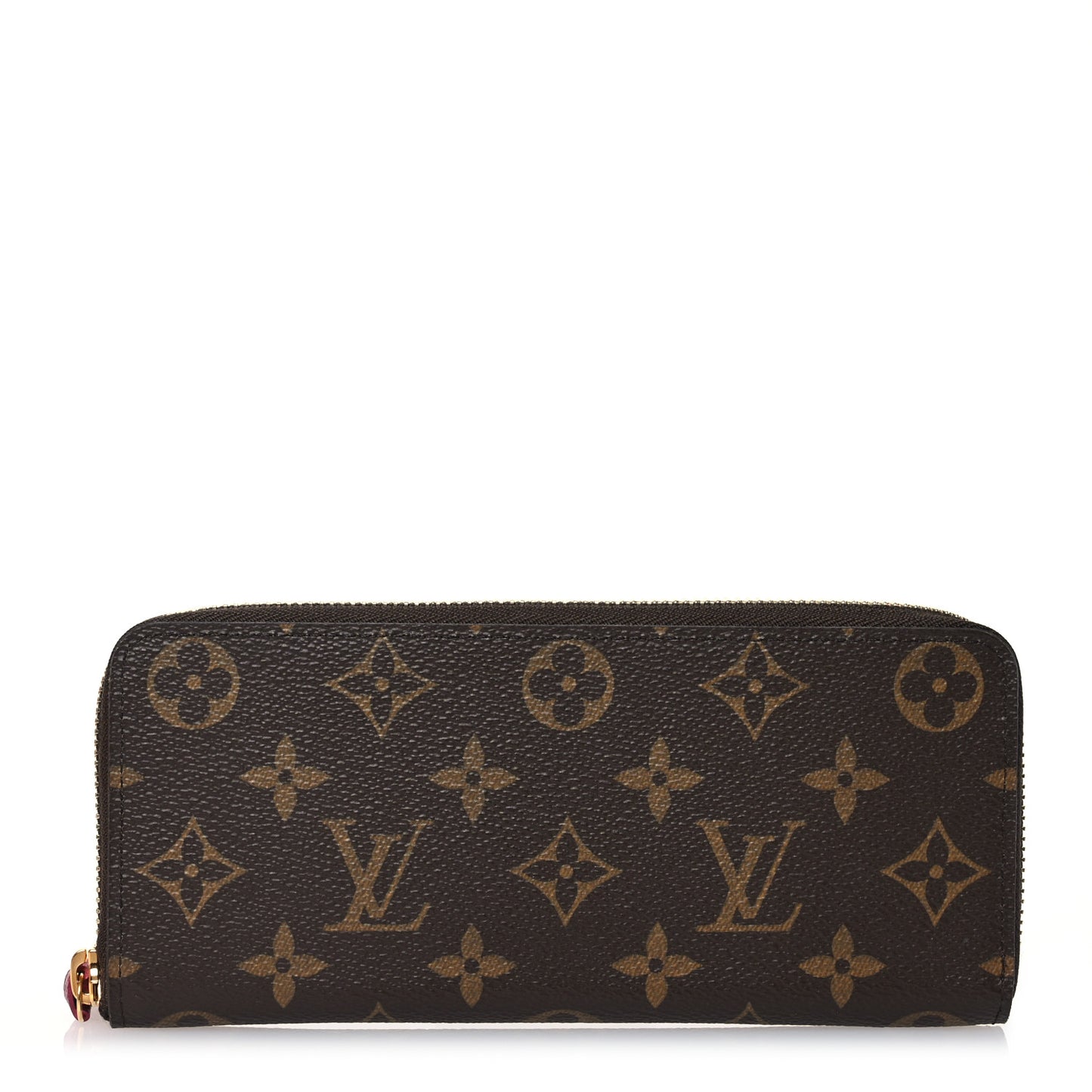 Monogram Clemence Wallet Fuchsia