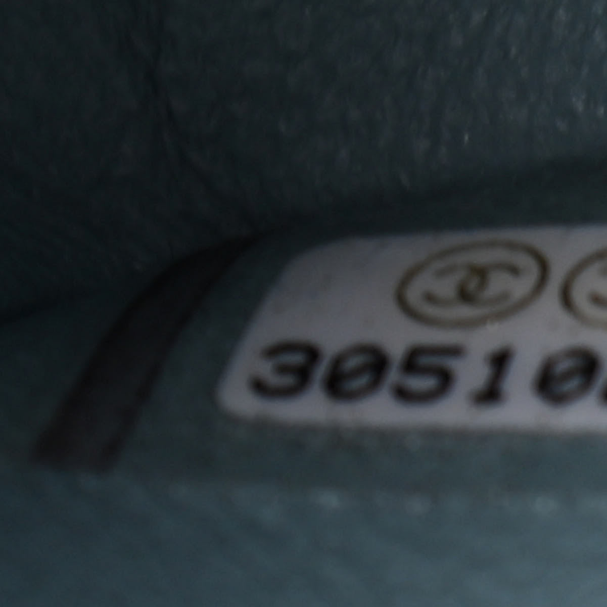 Caviar Quilted Small Double Flap Light Blue