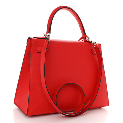 Hermes Epsom Kelly Sellier 28 Rouge de Coeur 3 of 12