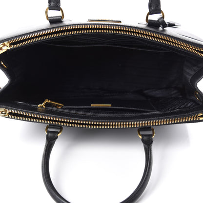 Prada Saffiano Medium Galleria Double Zip Tote Black 5 of 10