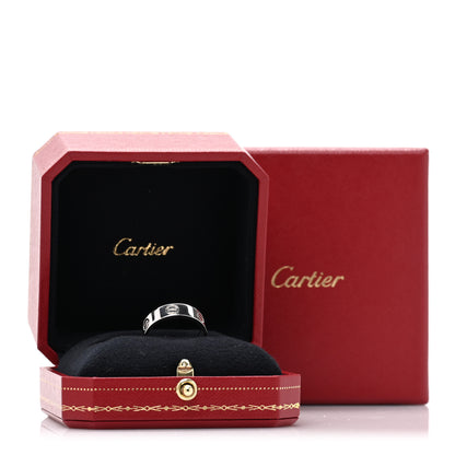Cartier Platinum 5.5mm LOVE Ring 56 7.5 5 of 5