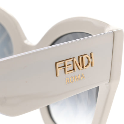 Fendi Acetate FF Sunglasses FF 0434/G/S White Gold 5 of 8