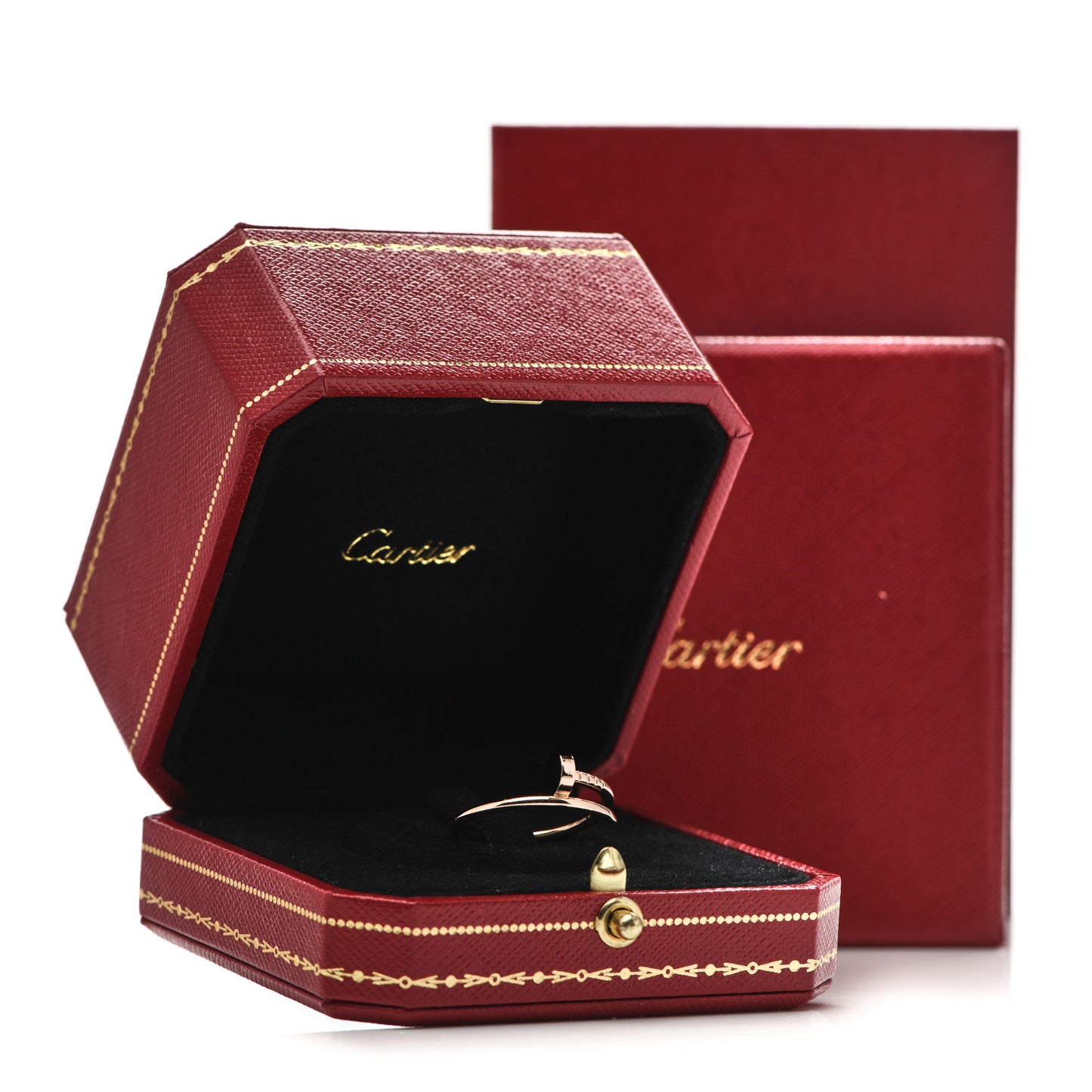 18K Pink Gold Small Juste Un Clou Ring 56 7.5