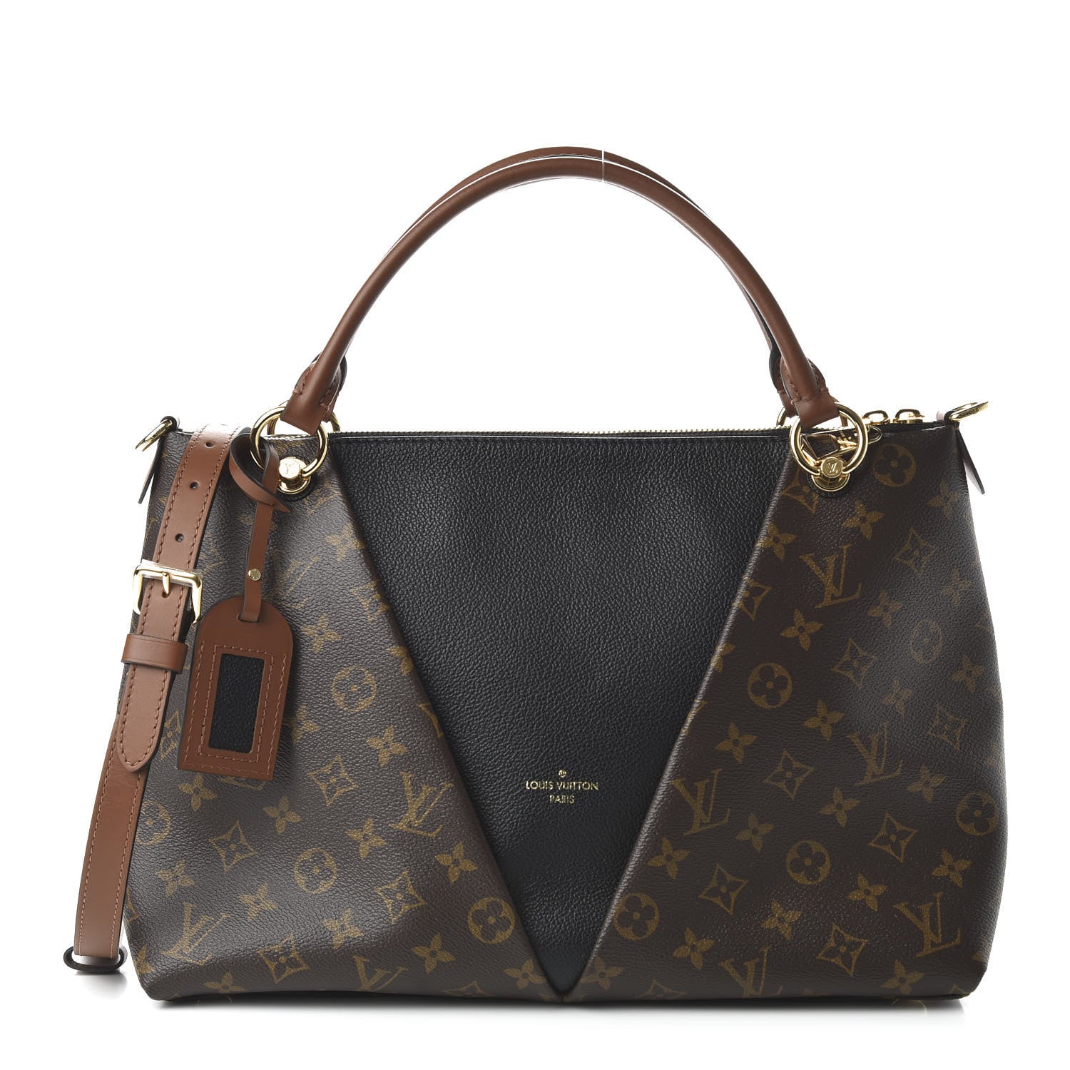 Louis Vuitton Monogram V Tote MM Black 1 of 9