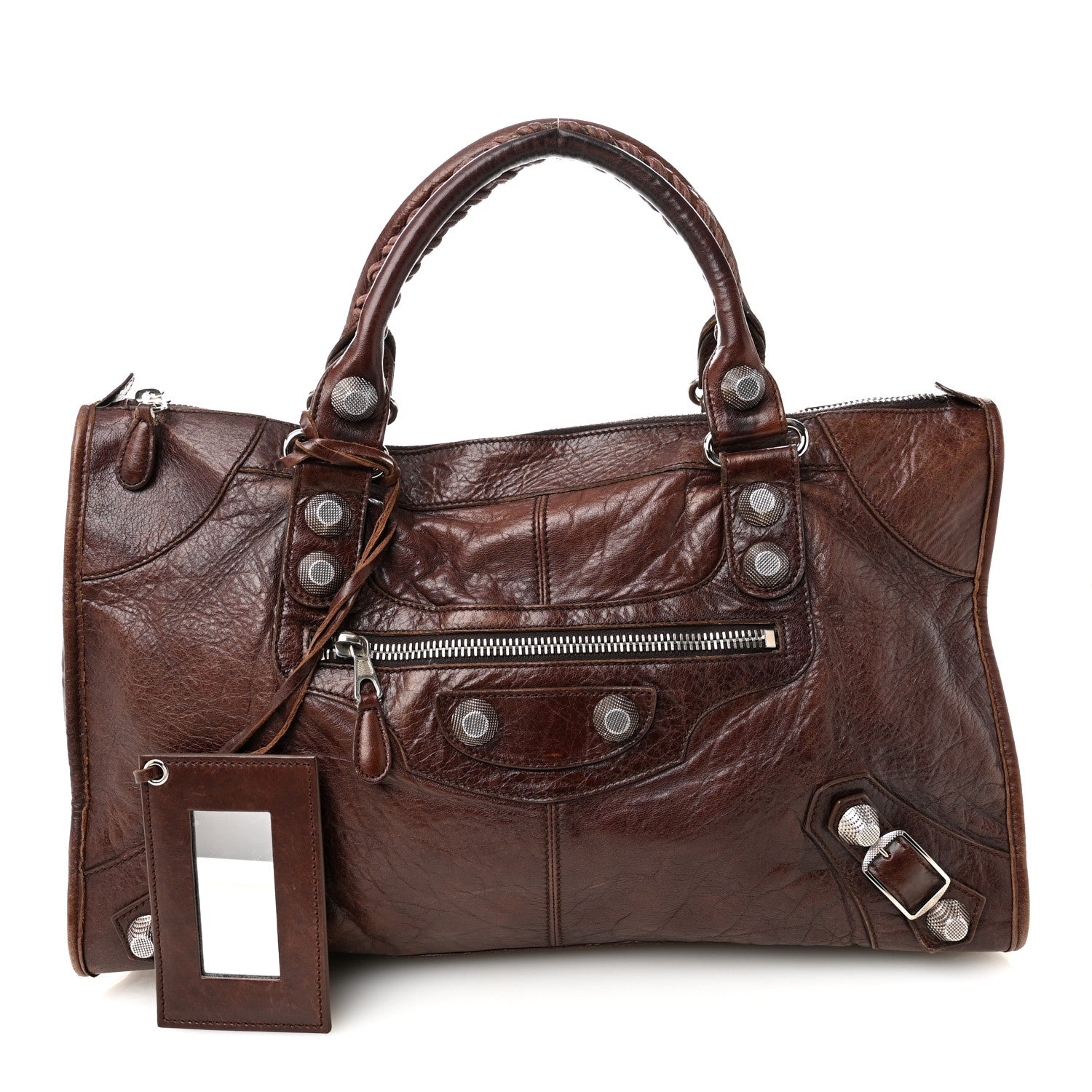 Balenciaga Agneau Giant 21 Silver Hardware Work Charbon 3 of 13