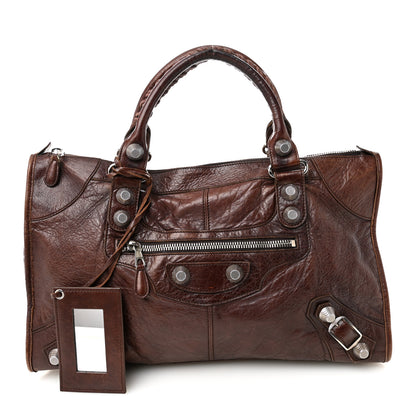 Balenciaga Agneau Giant 21 Silver Hardware Work Charbon 3 of 13