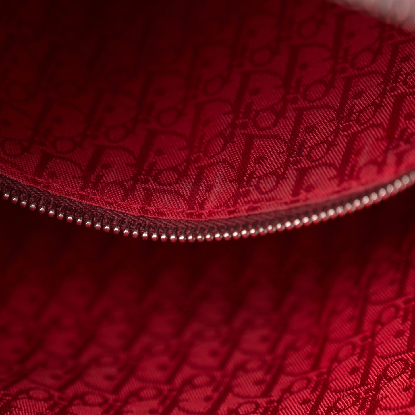 Lambskin Cannage Large Lady Dior Burgundy