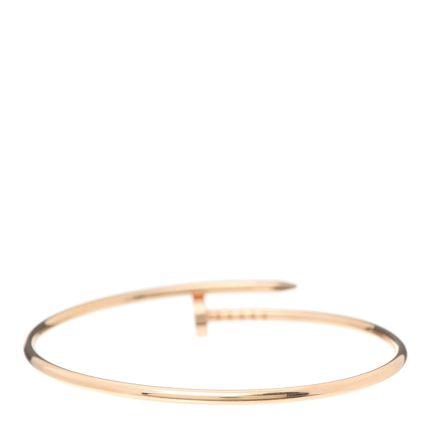 Cartier 18K Pink Gold Small Juste Un Clou Bracelet 17 3 of 6