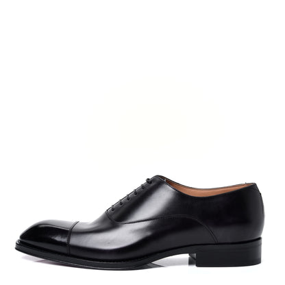 Louis Vuitton Calfskin Mens Vendome Richelieu 7.5 Black 1 of 10