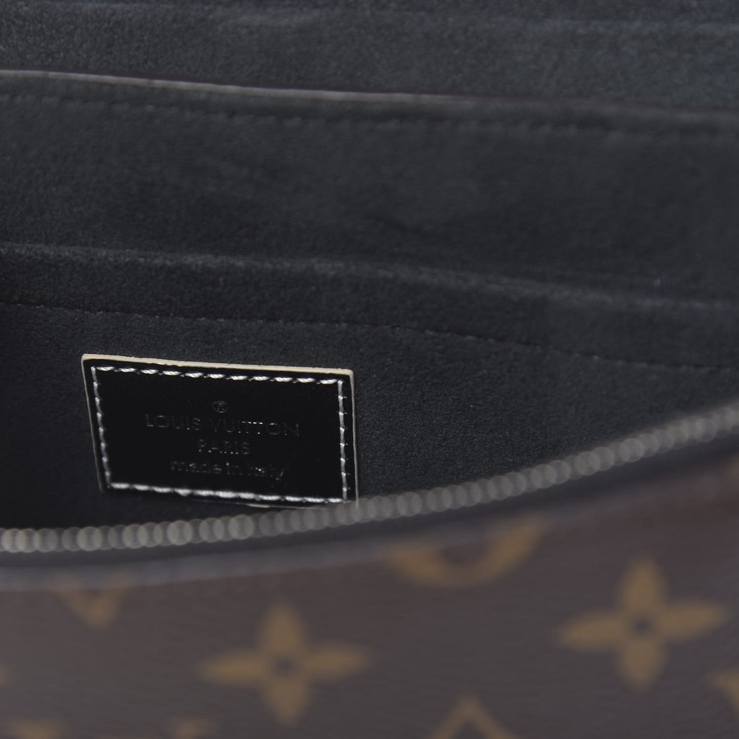 Calfskin Monogram Chain It Bag PM Black