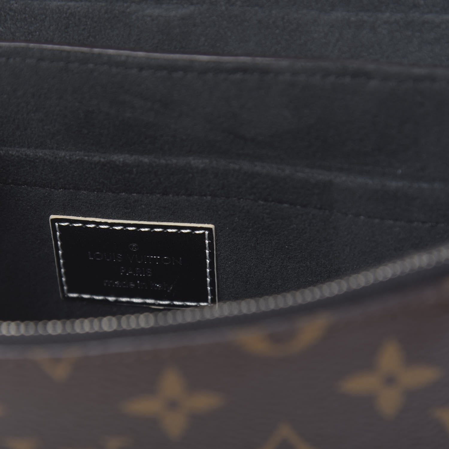 Louis Vuitton Calfskin Monogram Chain It Bag PM Black 6 of 10
