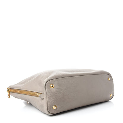 Prada Vitello Daino Side Zip Tote Pomice 4 of 27