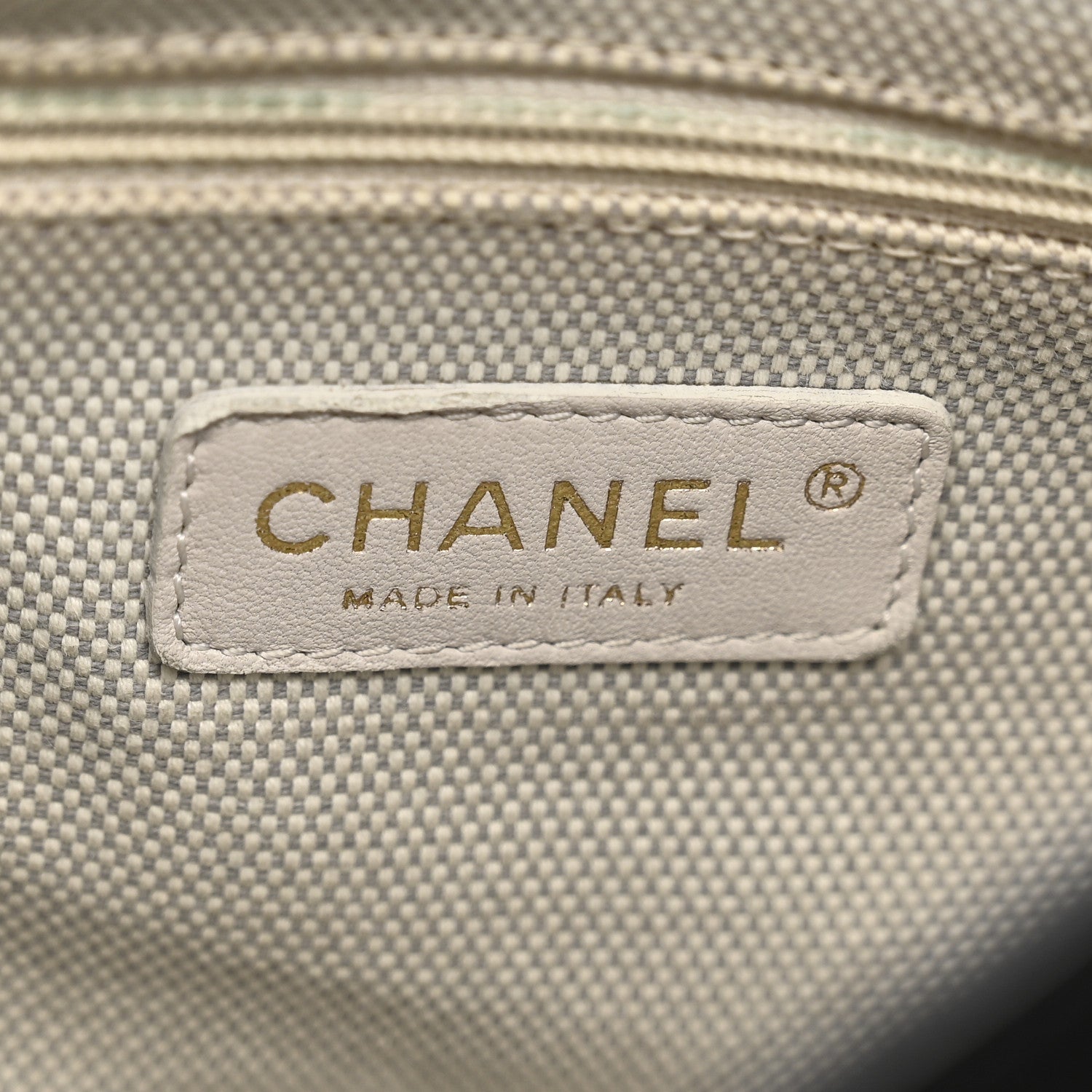 Chanel Calfskin Quilted Large Retro Chain Shopping Tote  Black 6 of 12