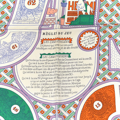 Hermes Silk Le Tour Du Monde En 63 Cases Scarf 90 5 of 12