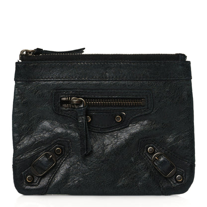 Balenciaga Agneau Classic Hardware M Porte-Monnaie Coin Purse Black 1 of 8