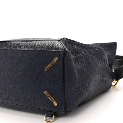Loewe Calfskin Medium Puzzle Bag Midnight Blue Black 9 of 13