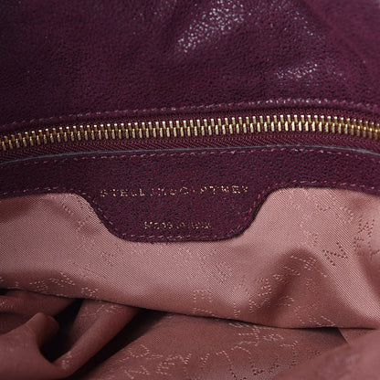Stella McCartney Shaggy Deer Falabella Fold Over Tote Burgundy 6 of 14