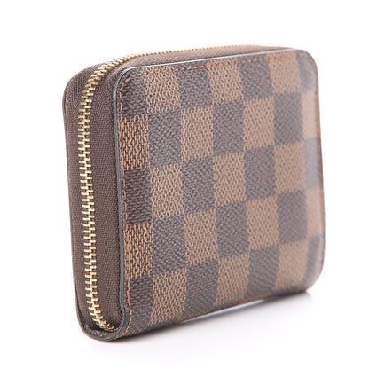 Louis Vuitton Damier Ebene Zippy Coin Purse 2 of 9