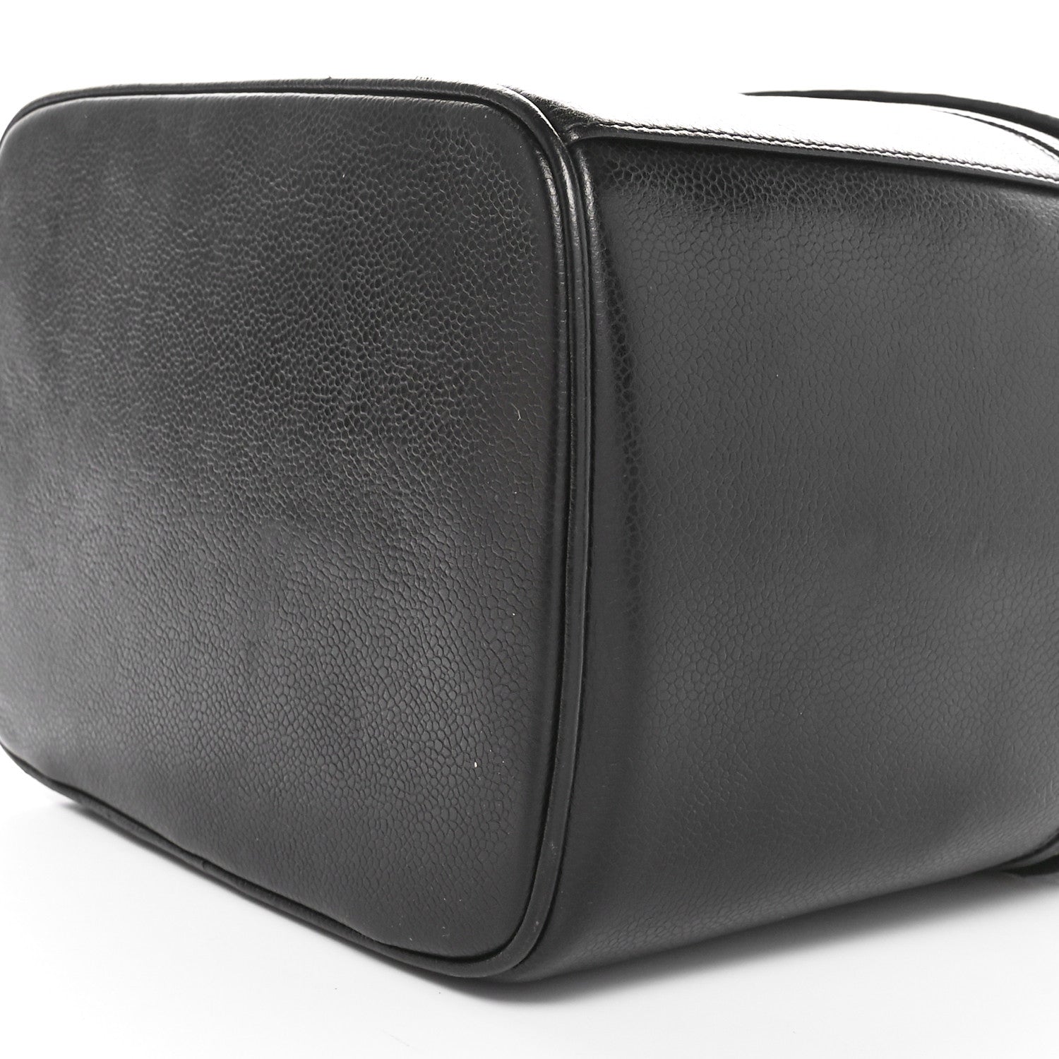 Chanel Caviar CC Vanity Train Case Black 9 of 9