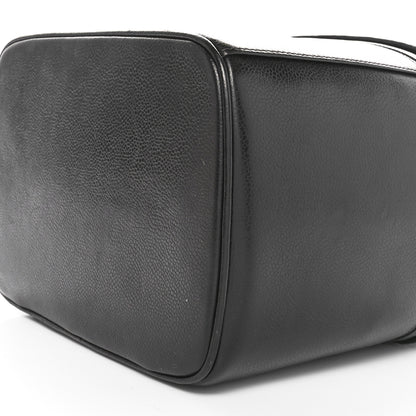 Chanel Caviar CC Vanity Train Case Black 9 of 9