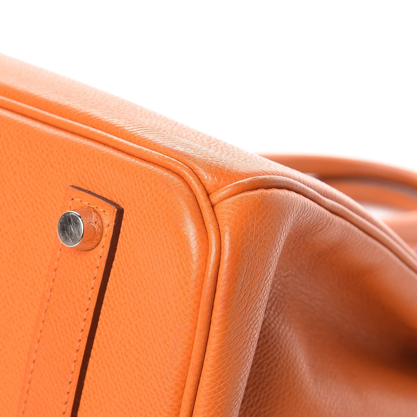 Epsom Birkin 35 Orange