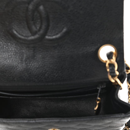 Chanel Caviar Quilted Mini Square Flap Black 5 of 9