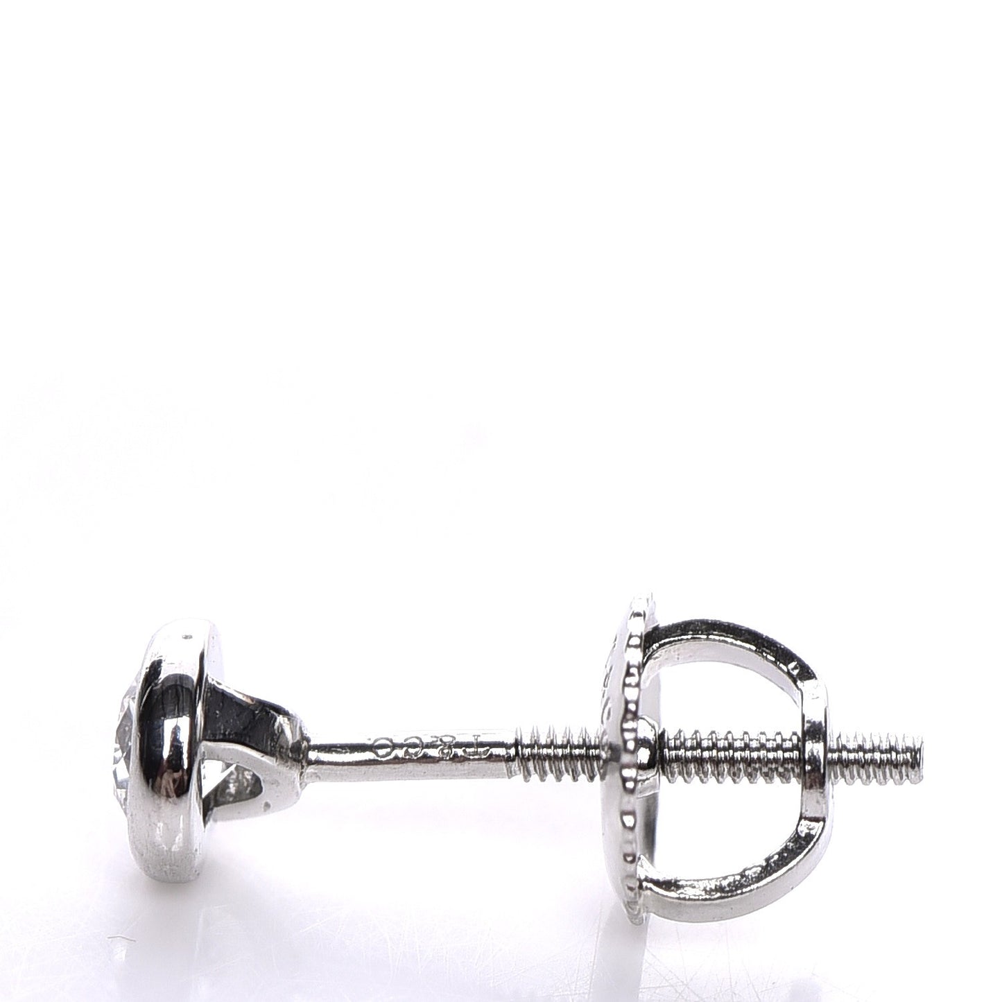 Platinum Diamond .34ctw Elsa Peretti Diamonds By The Yard Earrings
