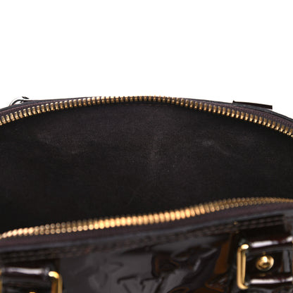 Louis Vuitton Vernis Alma BB Amarante 11 of 21