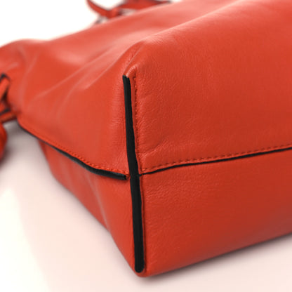 Loewe Calfskin Flamenco Knot Clutch Vermillion 9 of 10