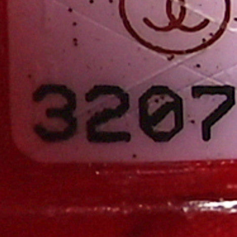 Chanel Caviar Quilted Small Curvy Pouch Cosmetic Case Red 7 of 10