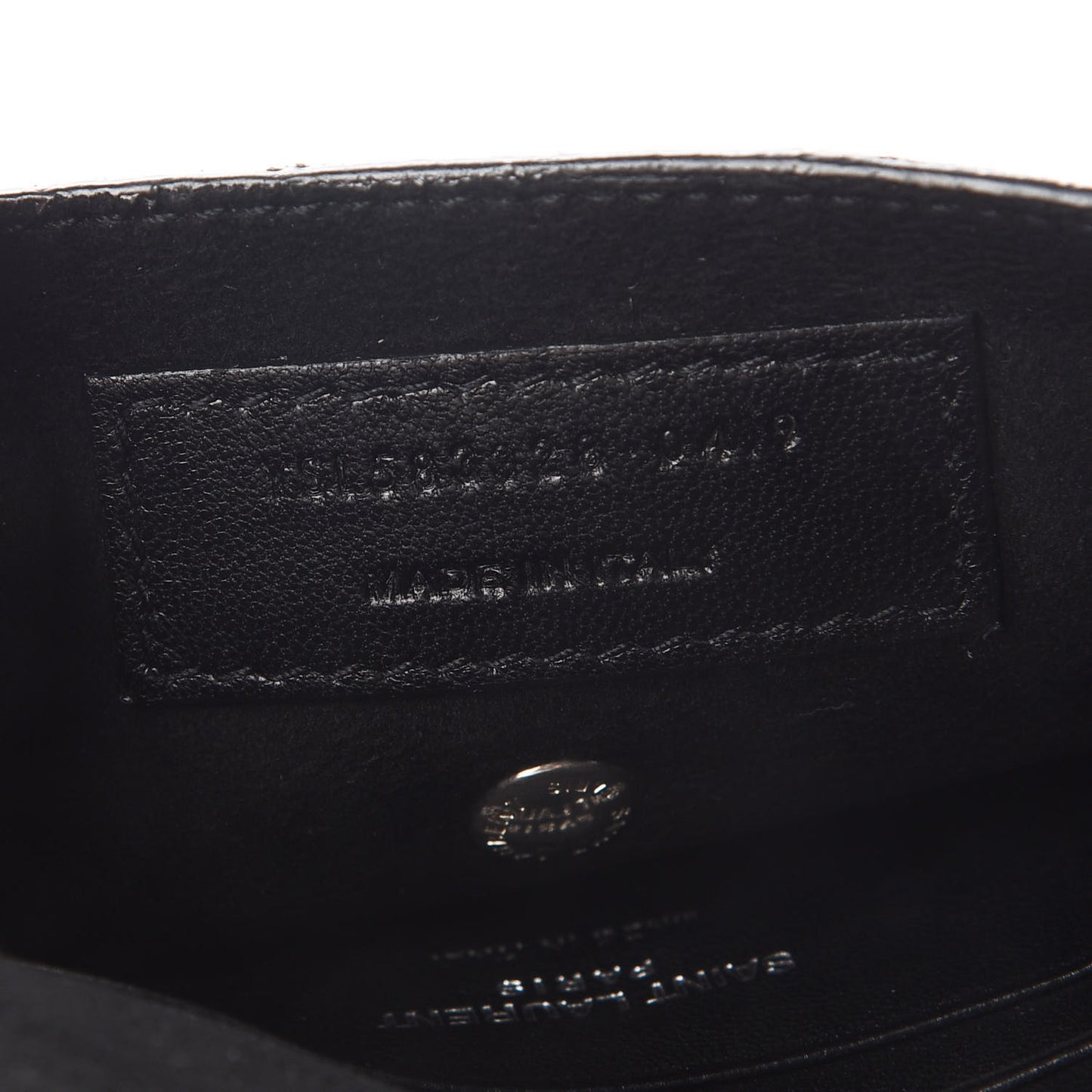 Lambskin Small Teddy Bucket Bag Black