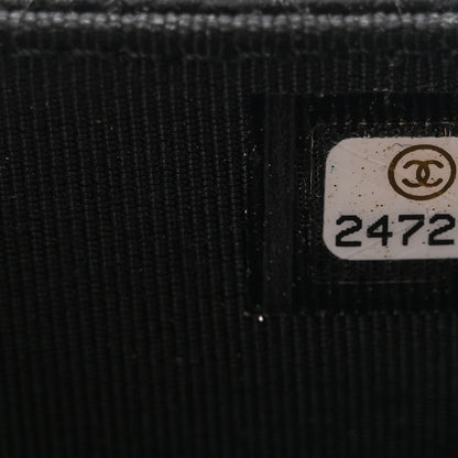 Chanel Caviar Quilted Wallet on Chain WOC Black 8 of 12