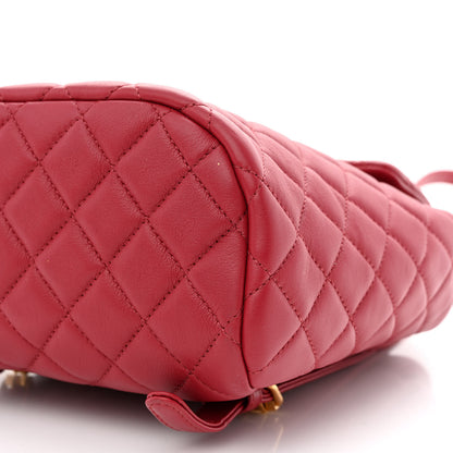 Chanel Calfskin Quilted Mini Urban Spirit Backpack Red 10 of 10