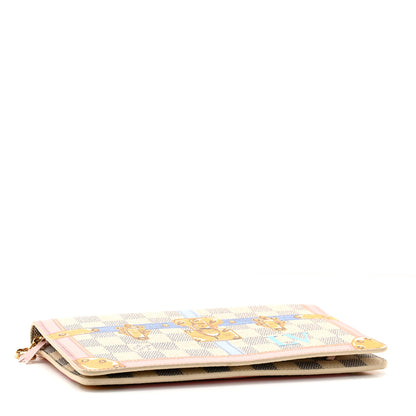 Louis Vuitton Damier Azur Summer Trunks Pochette Weekend 4 of 11