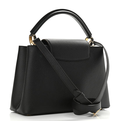 Louis Vuitton Taurillon Capucines PM Black 3 of 9