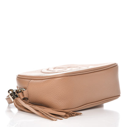 Gucci Pebbled Calfskin Small Soho Disco Bag Camelia 4 of 9