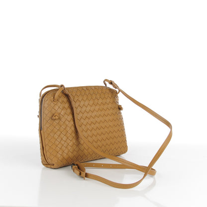 Bottega Veneta Nappa Intrecciato Pillow Crossbody Messenger Camel 3 of 8