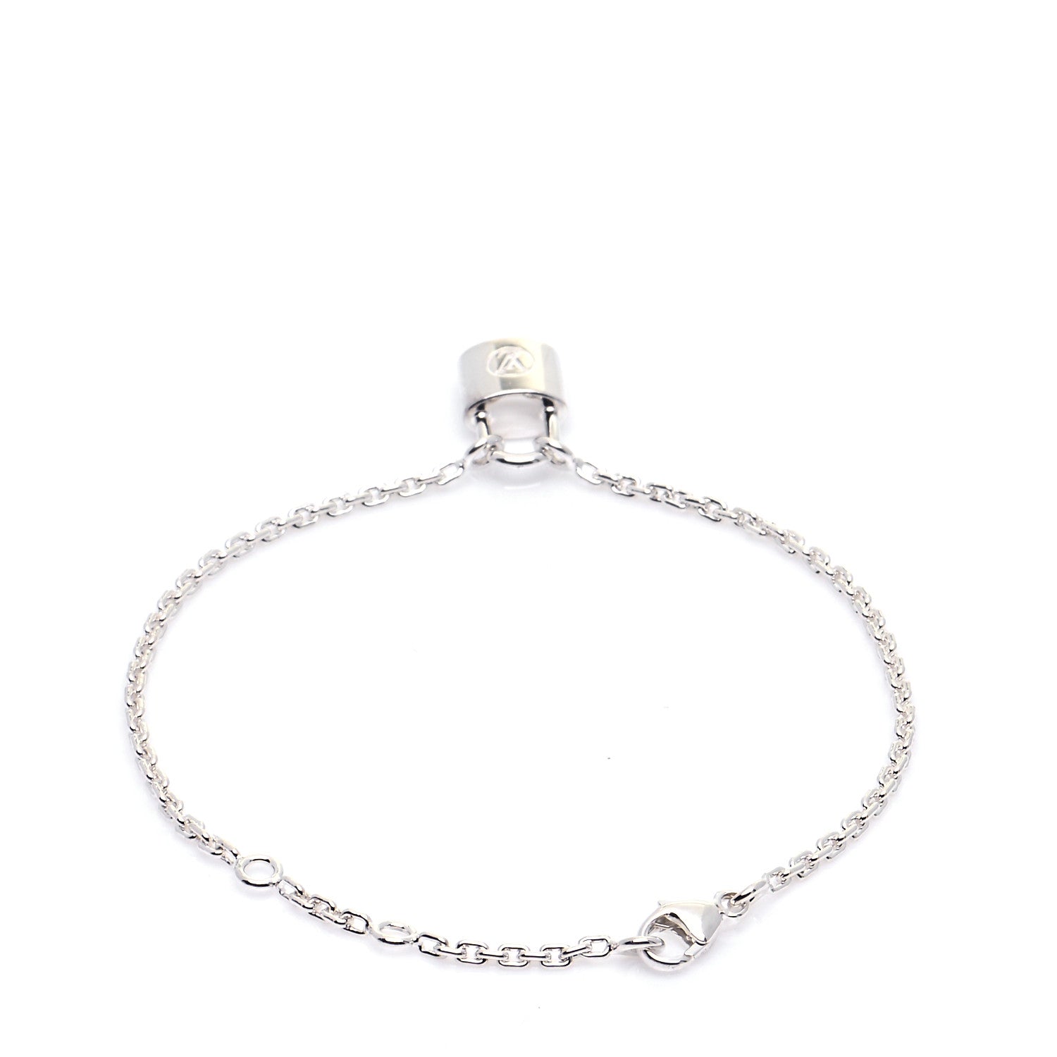 Louis Vuitton Sterling Silver Lockit Bracelet 3 of 8