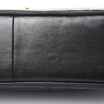 Chanel Lambskin Vertical Quilt Jumbo Single Flap Black 11 of 21