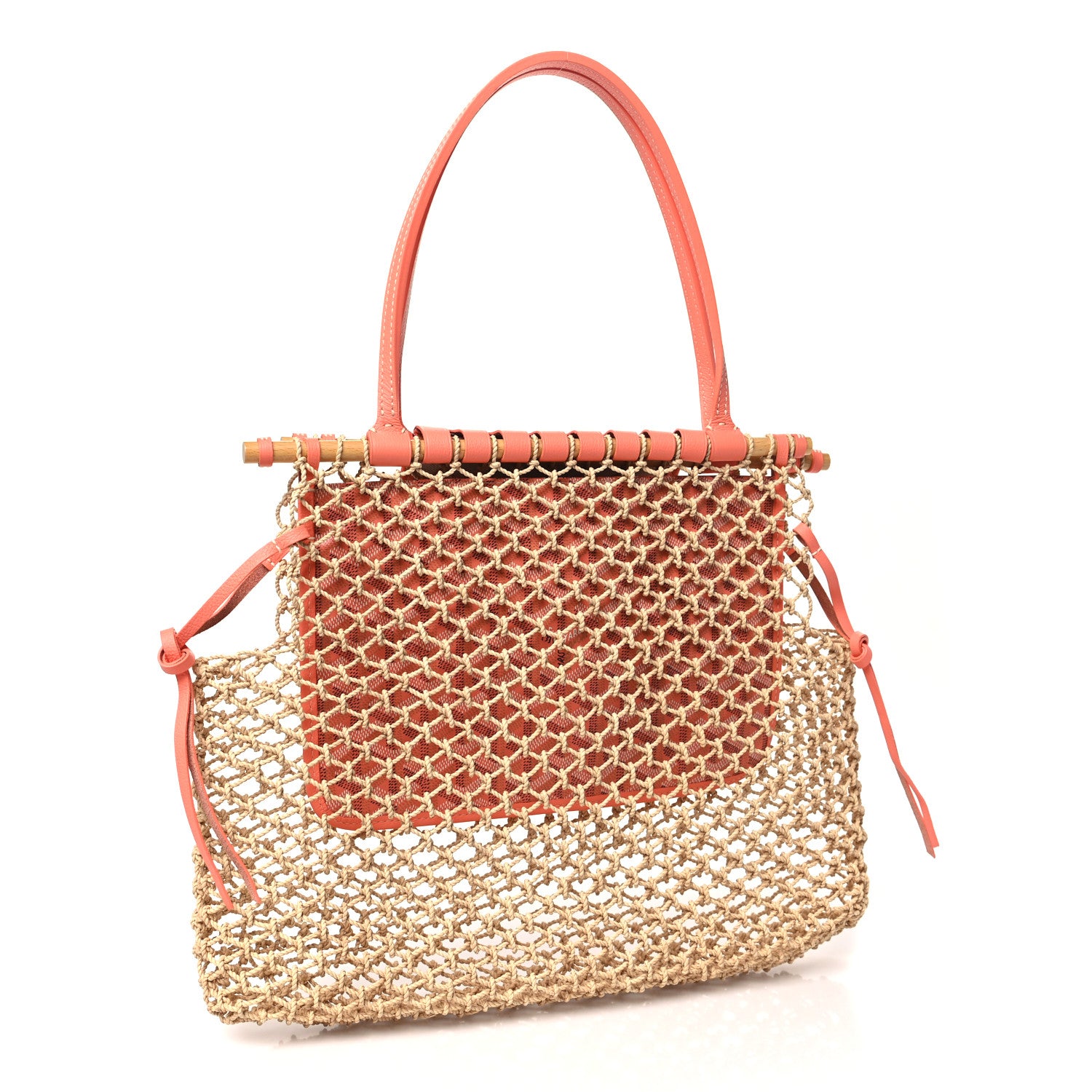 Goyard Goyardine Net Aligre Tote Coral 3 of 9