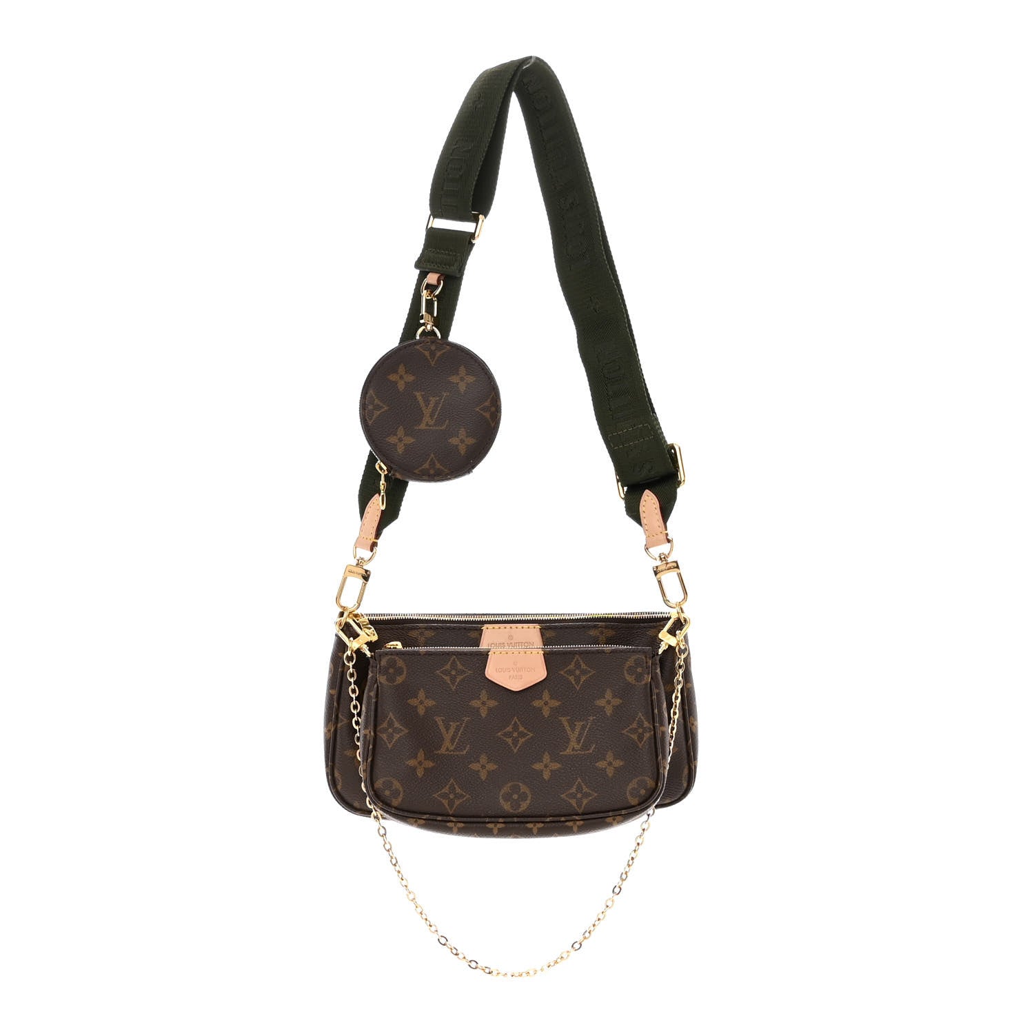 Louis Vuitton Monogram Multi Pochette Accessories Kaki 1 of 14