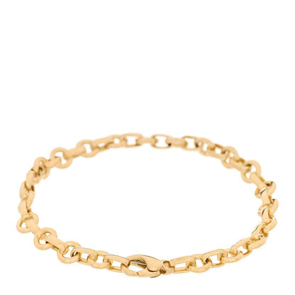Tiffany 18K Yellow Gold Circle Link Chain Bracelet 2 of 4