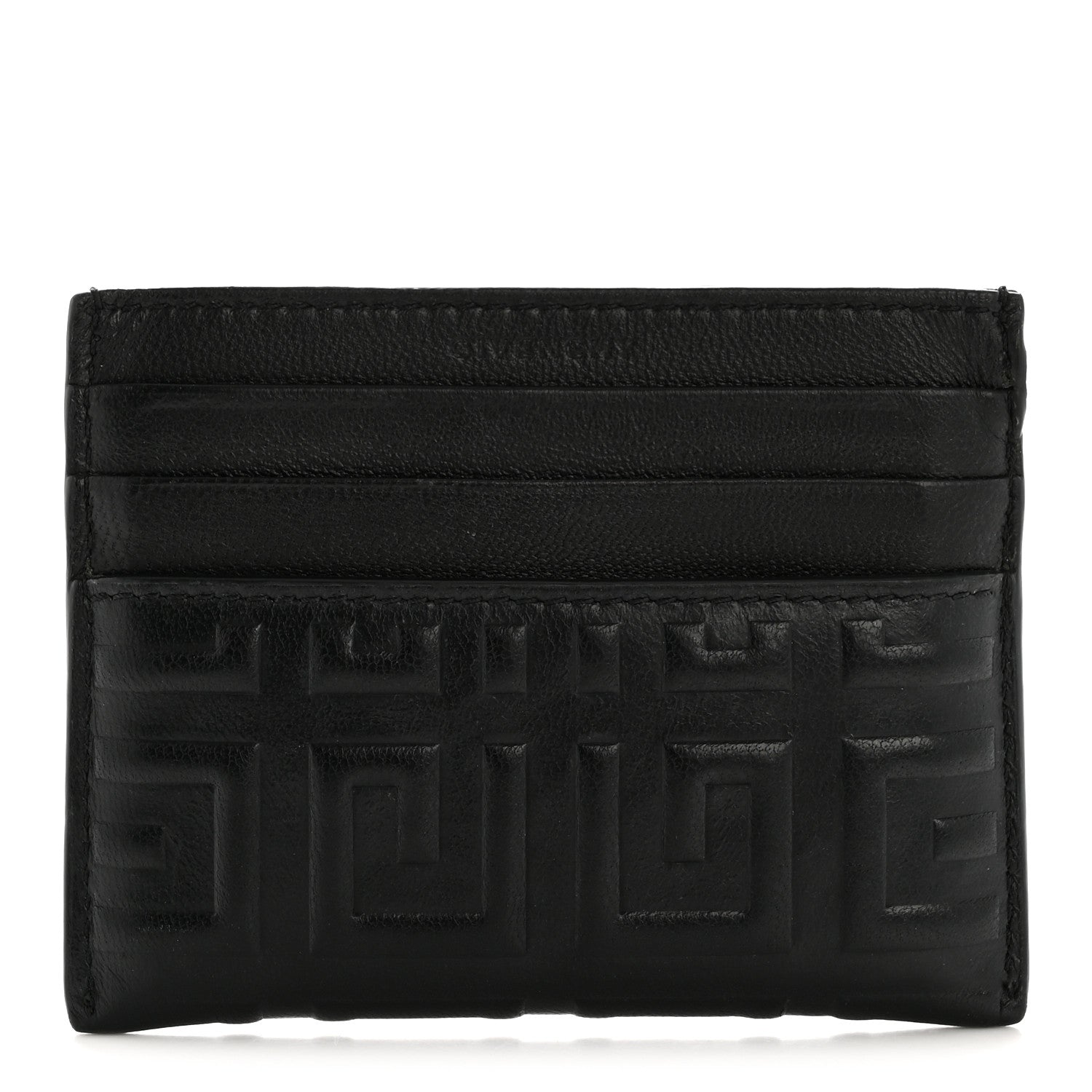 Givenchy Calfskin 4G Embossed Card Holder Black 1 of 11