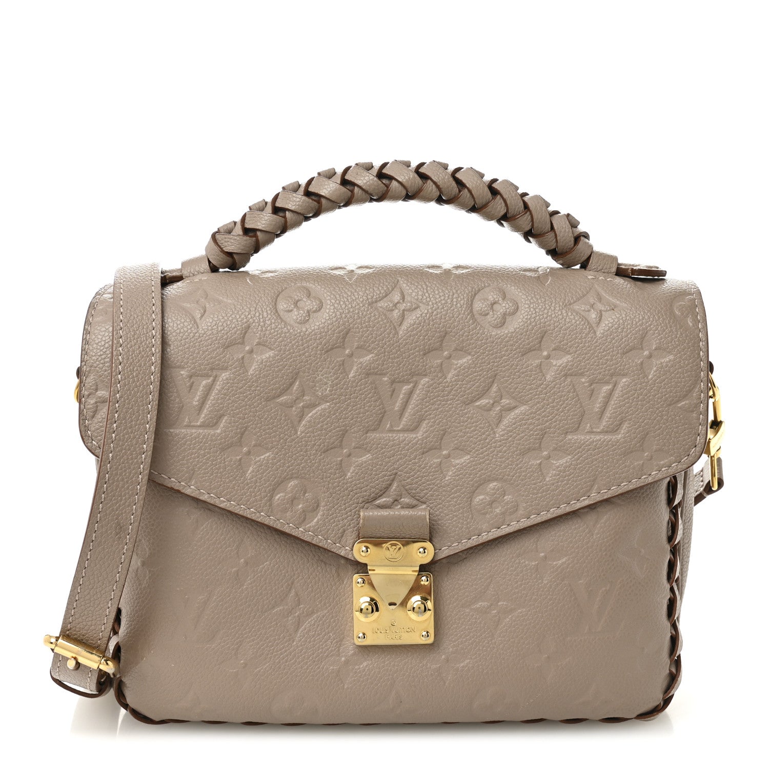 Louis Vuitton Empreinte Braided Pochette Metis Vison 1 of 12