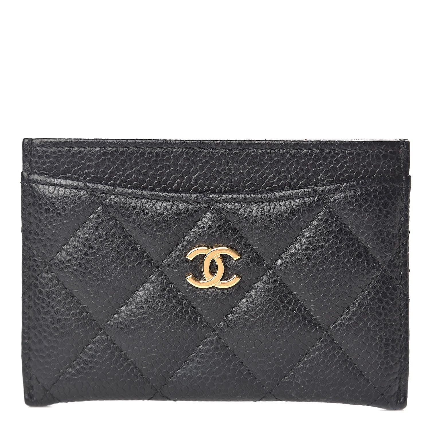 Chanel Caviar Quilted Card Holder Black 1 of 9