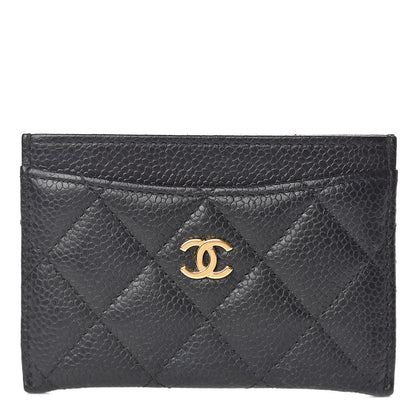 Chanel Caviar Quilted Card Holder Black 1 of 9