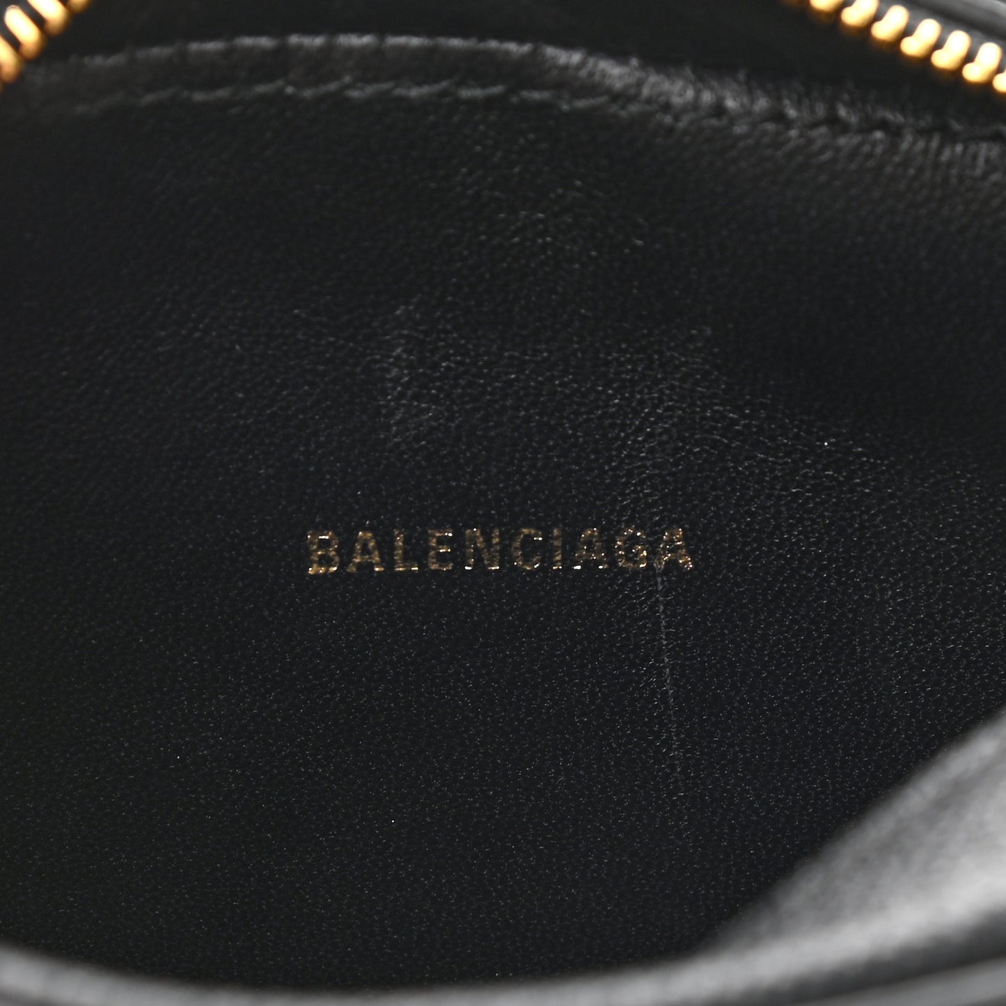 Signature Grained Calfskin Logo XS Ville Camera Bag Black White