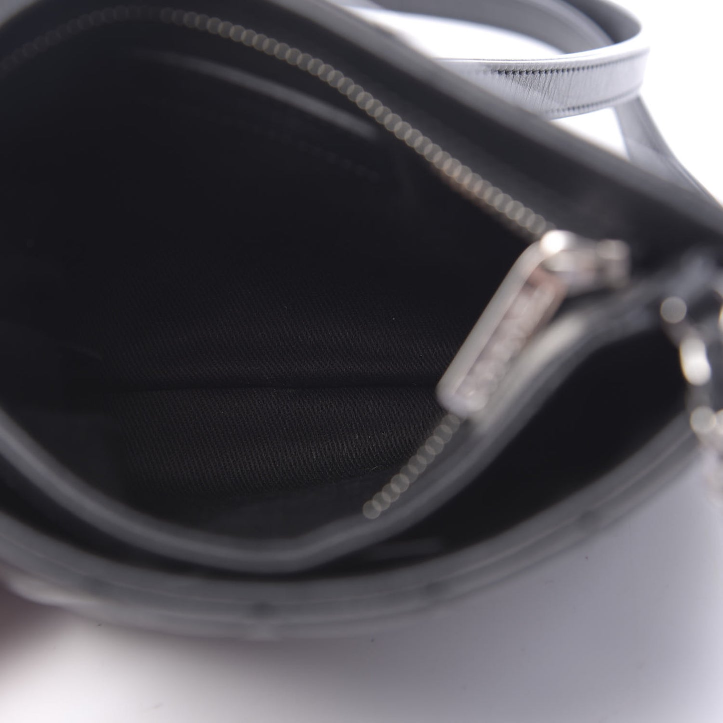 Calfskin Quilted Crossbody Bag Black