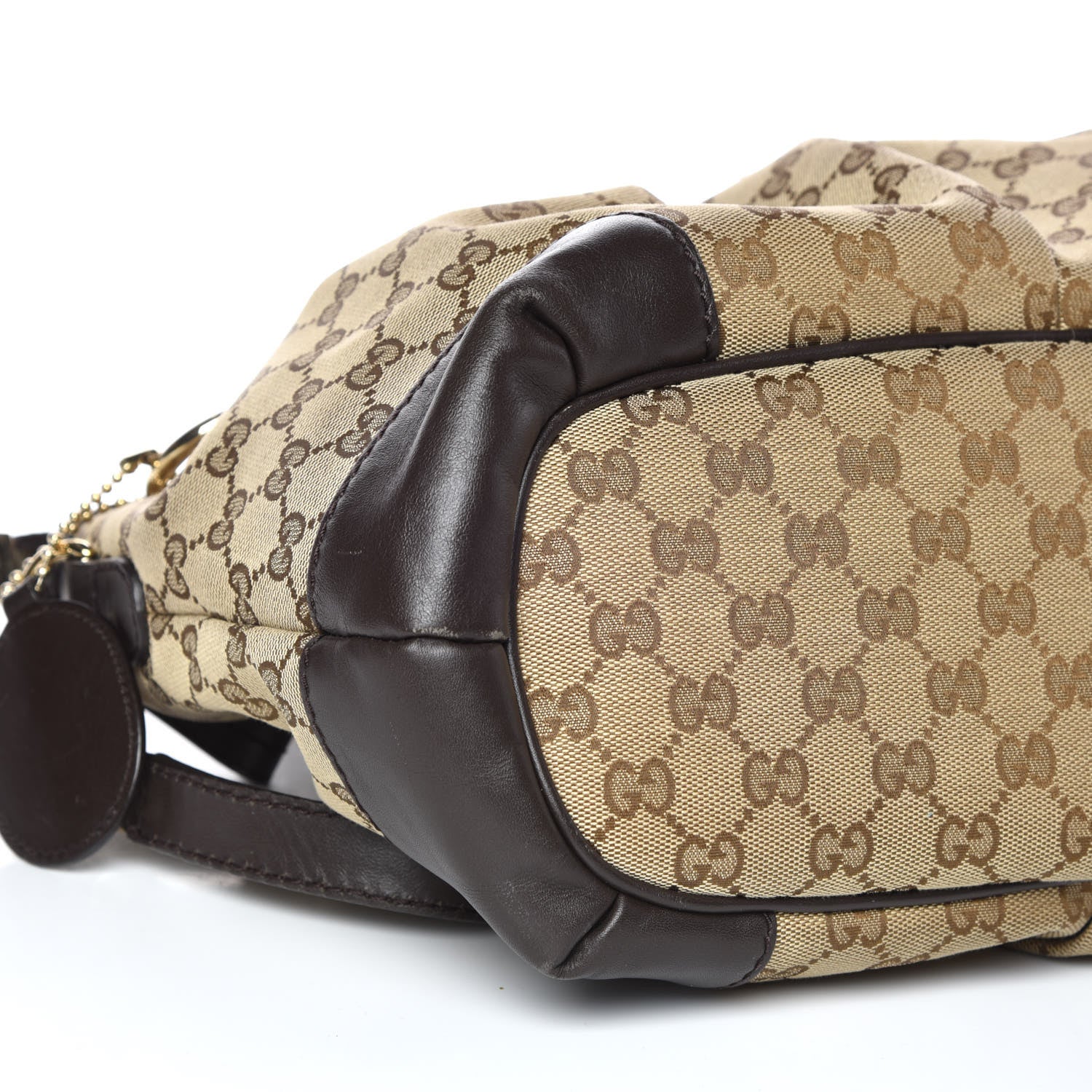 Gucci Monogram Medium Sukey Top Handle Dark Brown 5 of 11