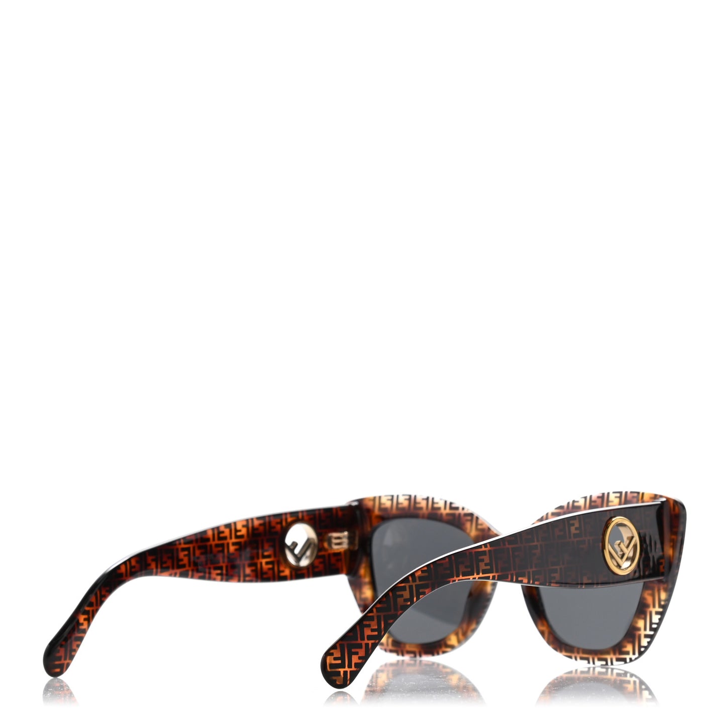 Acetate F is Fendi FF Cat Eye Sunglasses FF 0360/G/S Havana